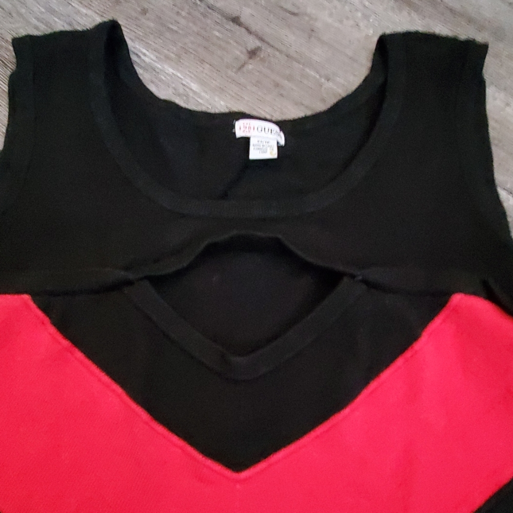 Guess Sleeveless Pencil Dress Valentines Day Dress - Picture 2 of 6